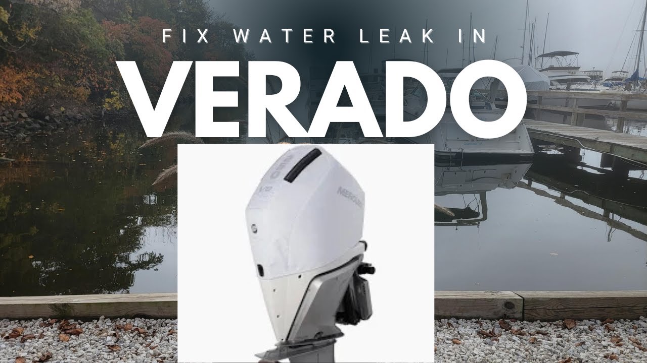 Как устранить утечку воды из сливного отверстия в Mercury Verado — пошаговое руководство