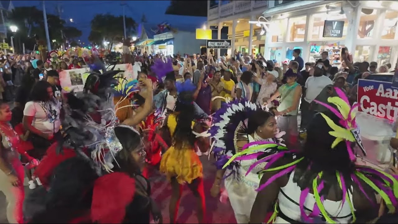 Key West Goombay Junkanoo Parade - Fantasy Fest 2024-  LIVE