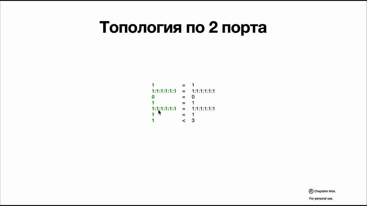 Выбор Роли порта в топологии xSTP
