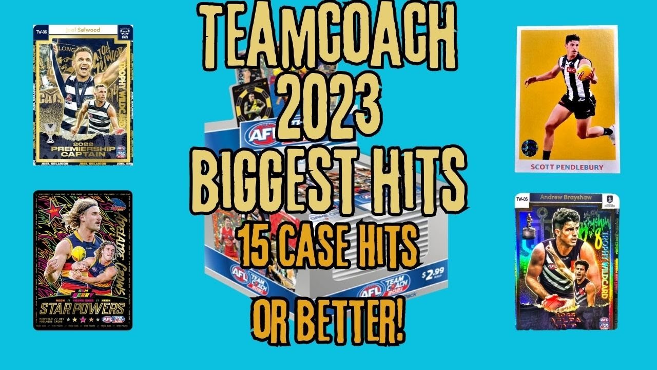 TeamCoach 2023 Biggest Hits! All 15 Case Cards or Better!