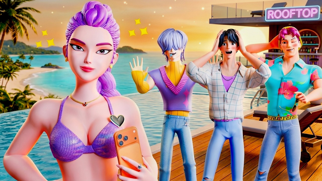 Gotcha!🍑Jinu x Rumi | K-Pop Demon Hunters Animation