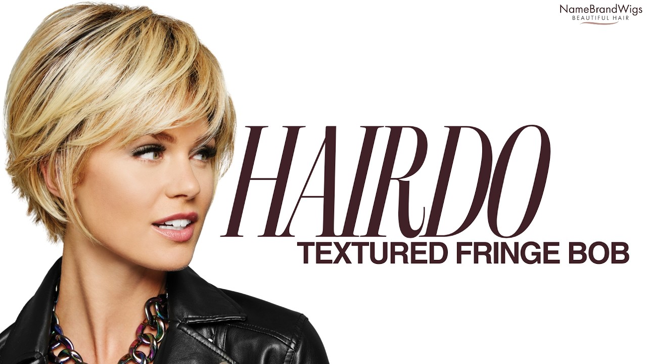 Textured Fringe Bob by HairDo