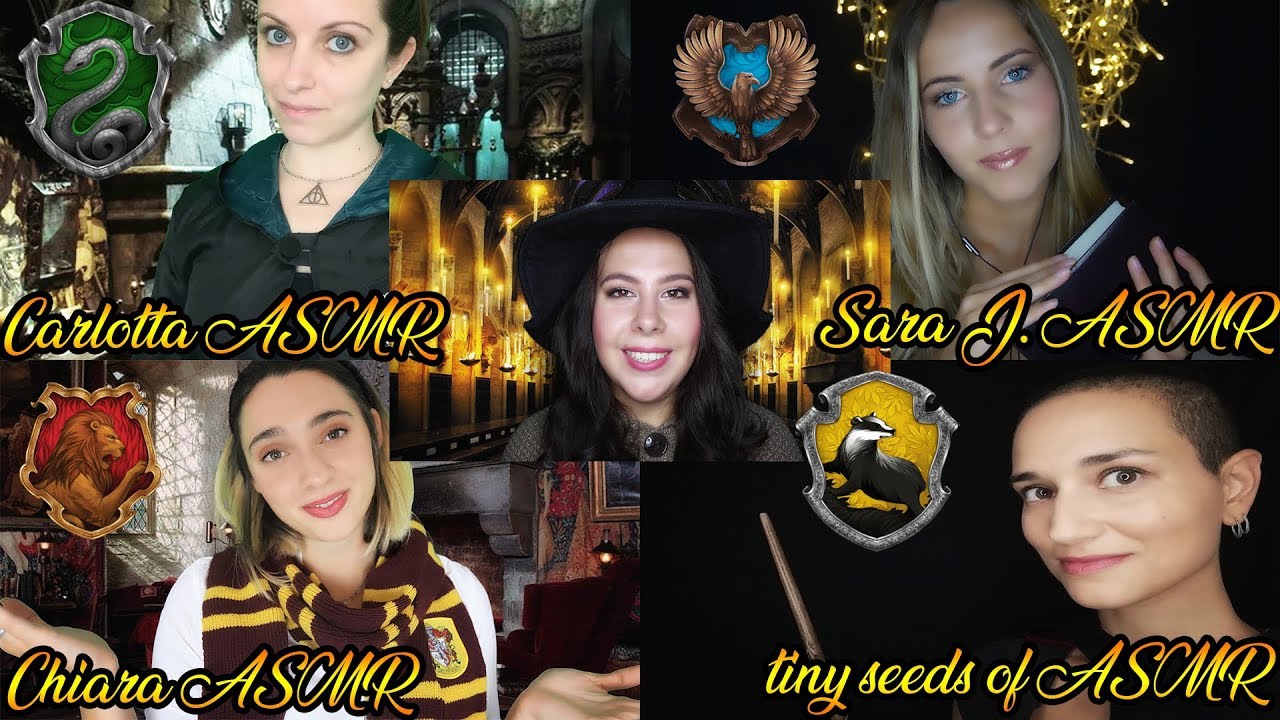 ASMR INTERATTIVO // Benvenuti a HOGWARTS 🧙 (coll. Chiara, Carlotta, Sara, Alice)