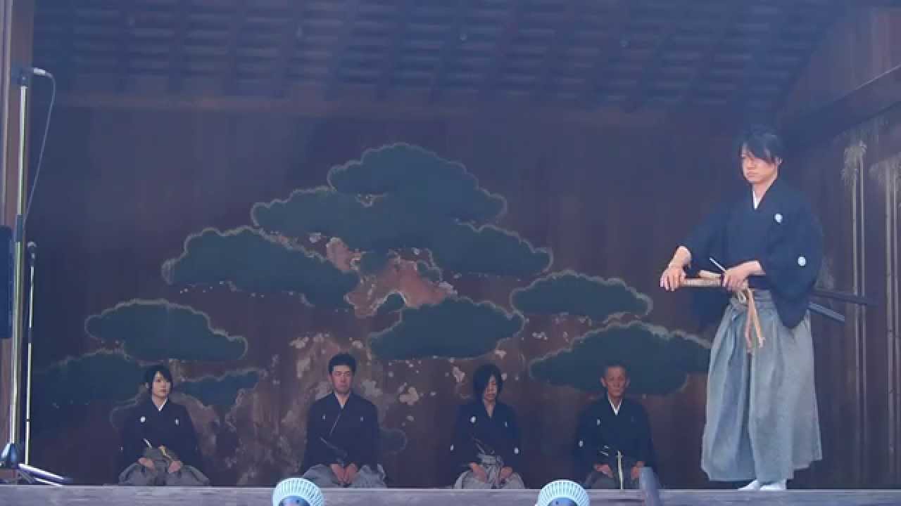靖国神社みたままつり 芸能奉納「天心流兵法」