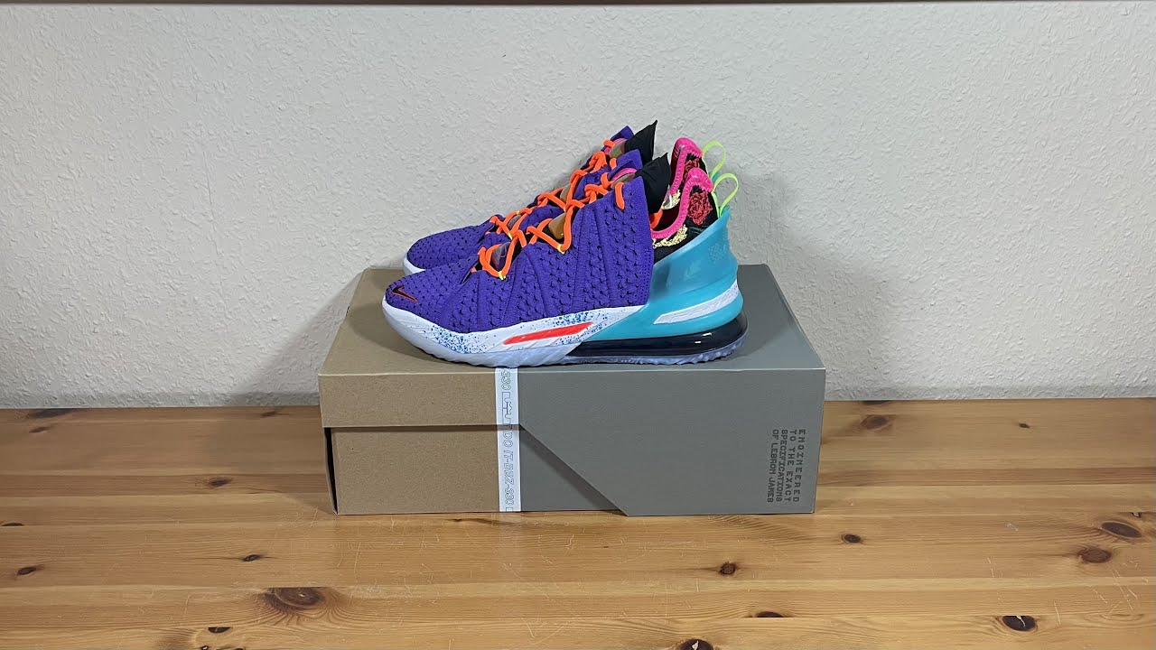 Nike Lebron 18 Best 10&ndash;18 Psychic Purple DM2813-500/DM2814-500
