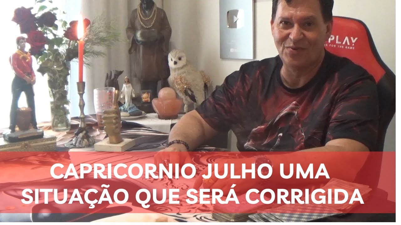 CAPRICORNIO JULHO Uma situação que ainda pode ser corrigida