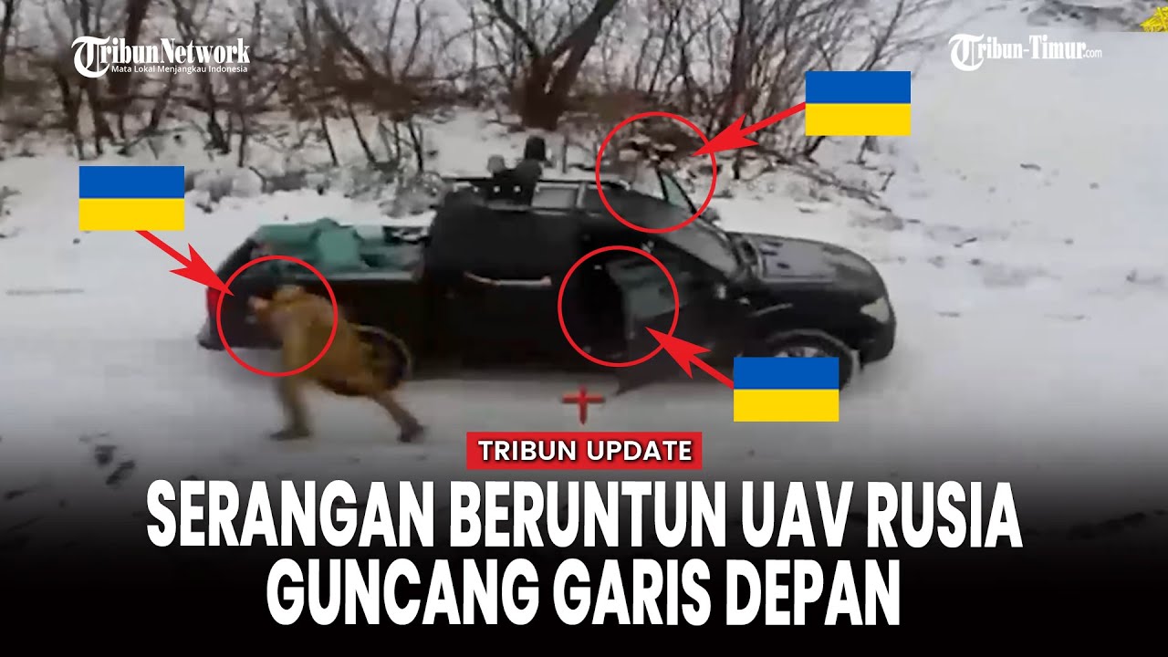 Serangan dari Langit! Rentetan Drone Mengguncang Lima Front Pertempuran Ukraina
