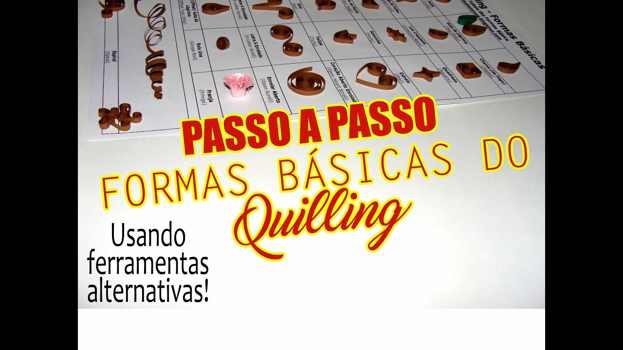 O que é Quilling? PAP Formas básicas e ferramentas alternativas- Scrapbook by Tamy