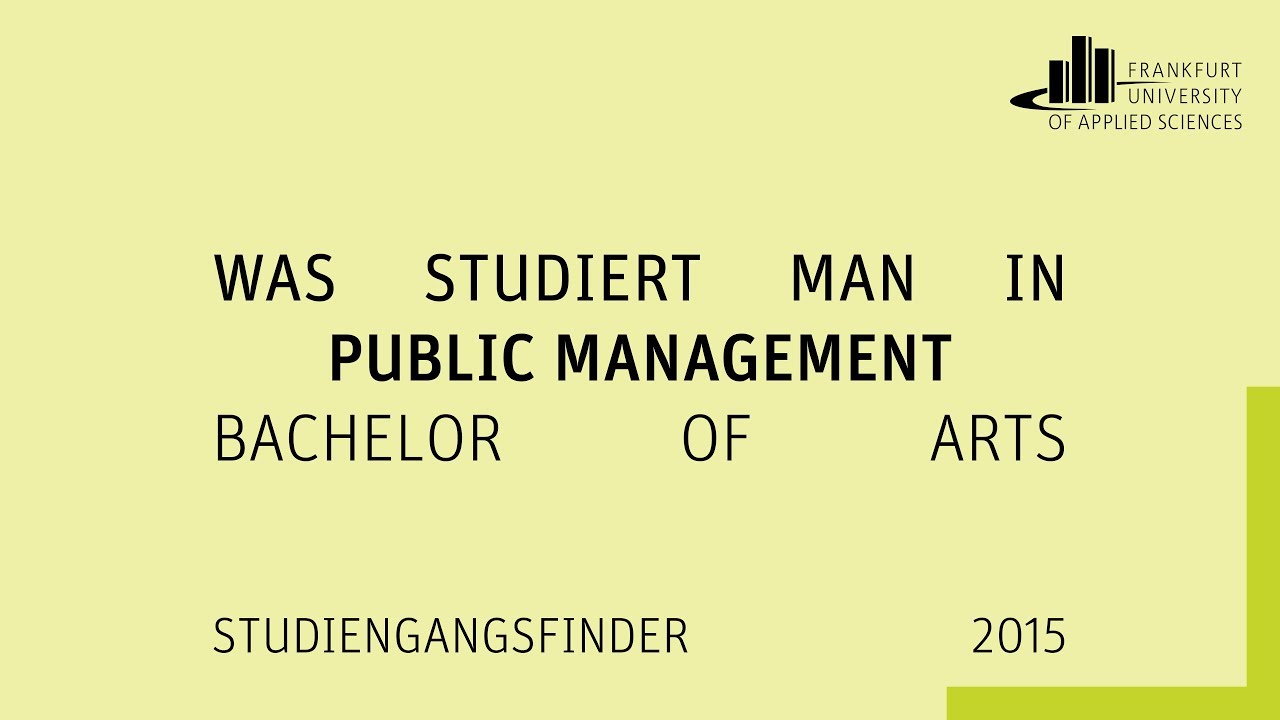 Was studiert man in 
