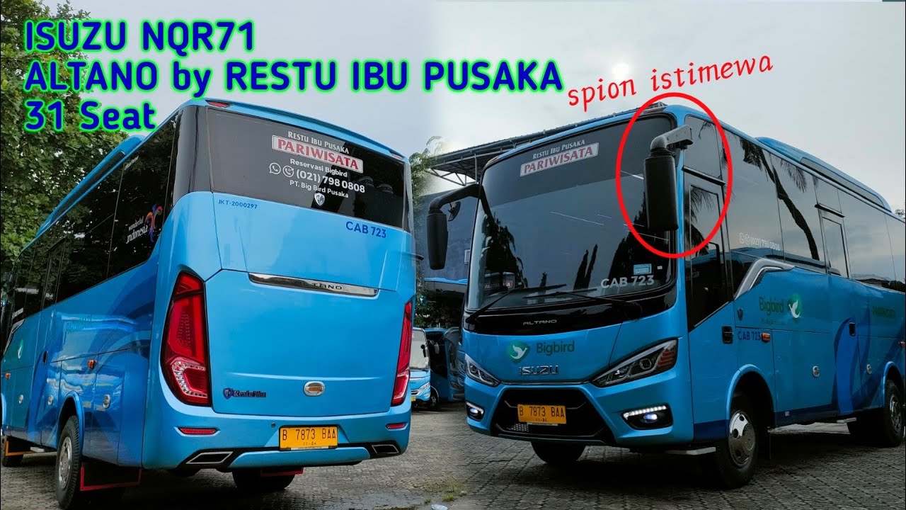 Review Altano by Restu Ibu Pusaka || Bus Medium Big Bird || Bus Big Bird 31 seat