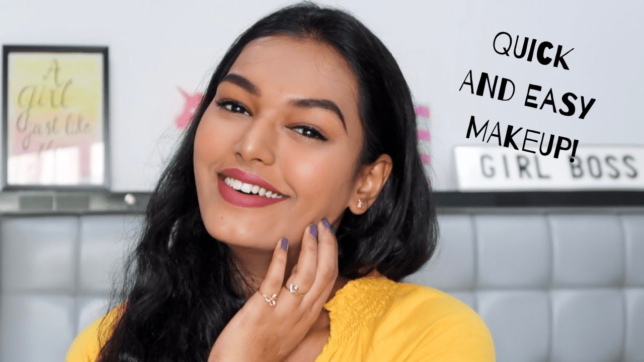 SIMPLE EVERYDAY OFFICE/COLLEGE MAKEUP | AFFORDABLE MAKEUP | Sarah Sarosh