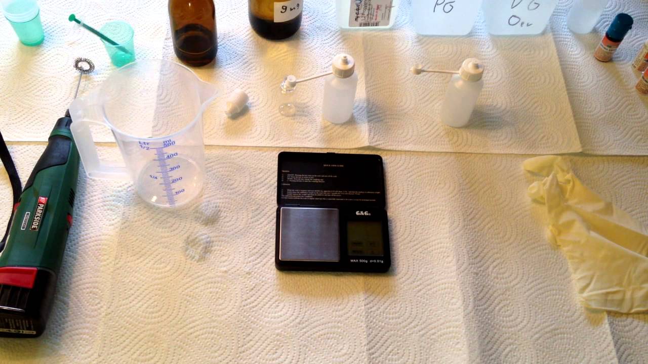Mischen, Sch&uuml;tteln, R&uuml;hren, E-Liquid schneller reifen lassen v2.0