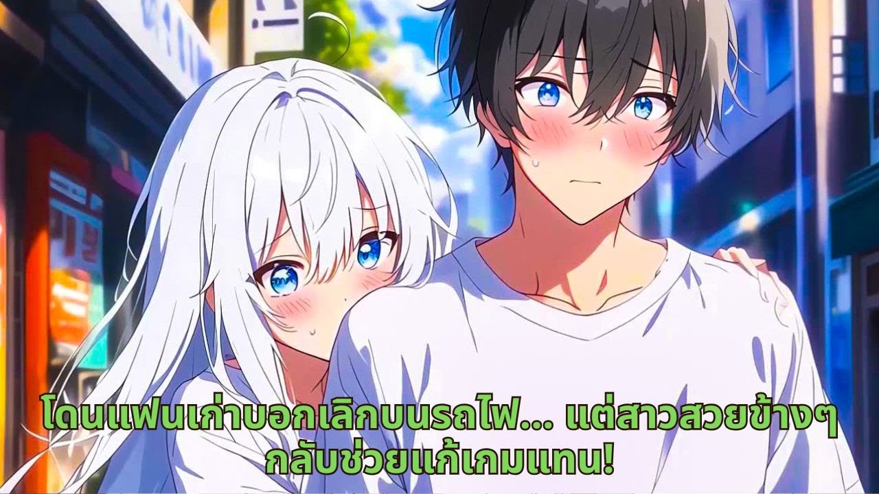 โดนแฟนเก่าบอกเลิกบนรถไฟ… แต่สาวสวยข้างๆ กลับช่วยแก้เกมแทน!