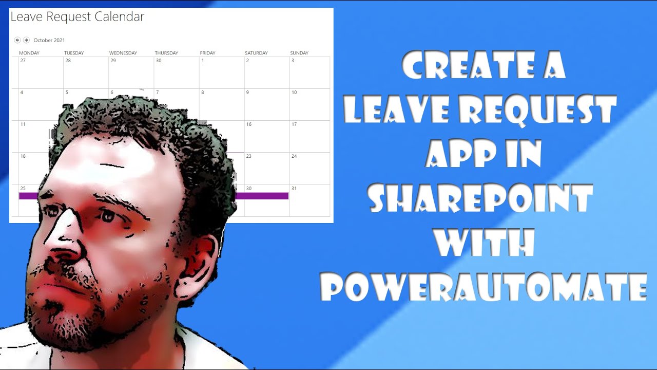 Форма заявки на отпуск с использованием SharePoint и Power Automate менее чем за 10 минут