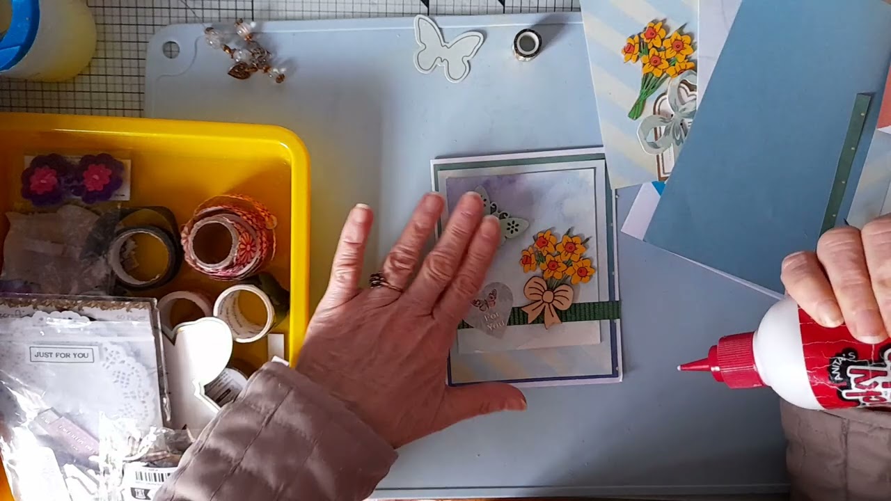 #stashbustingmydesk - Let's make 2 cards