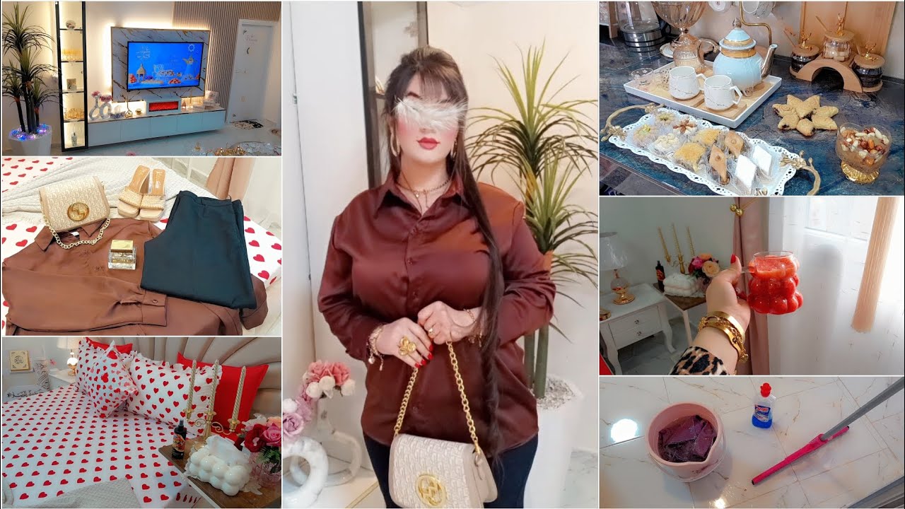 روتين بعد العيد 🩷 ديكورات صالون ومنزل 😍تنسيقات ملابس للخرجات ✨️أروع إنسان تقدرو تخدمو عندو 👌
