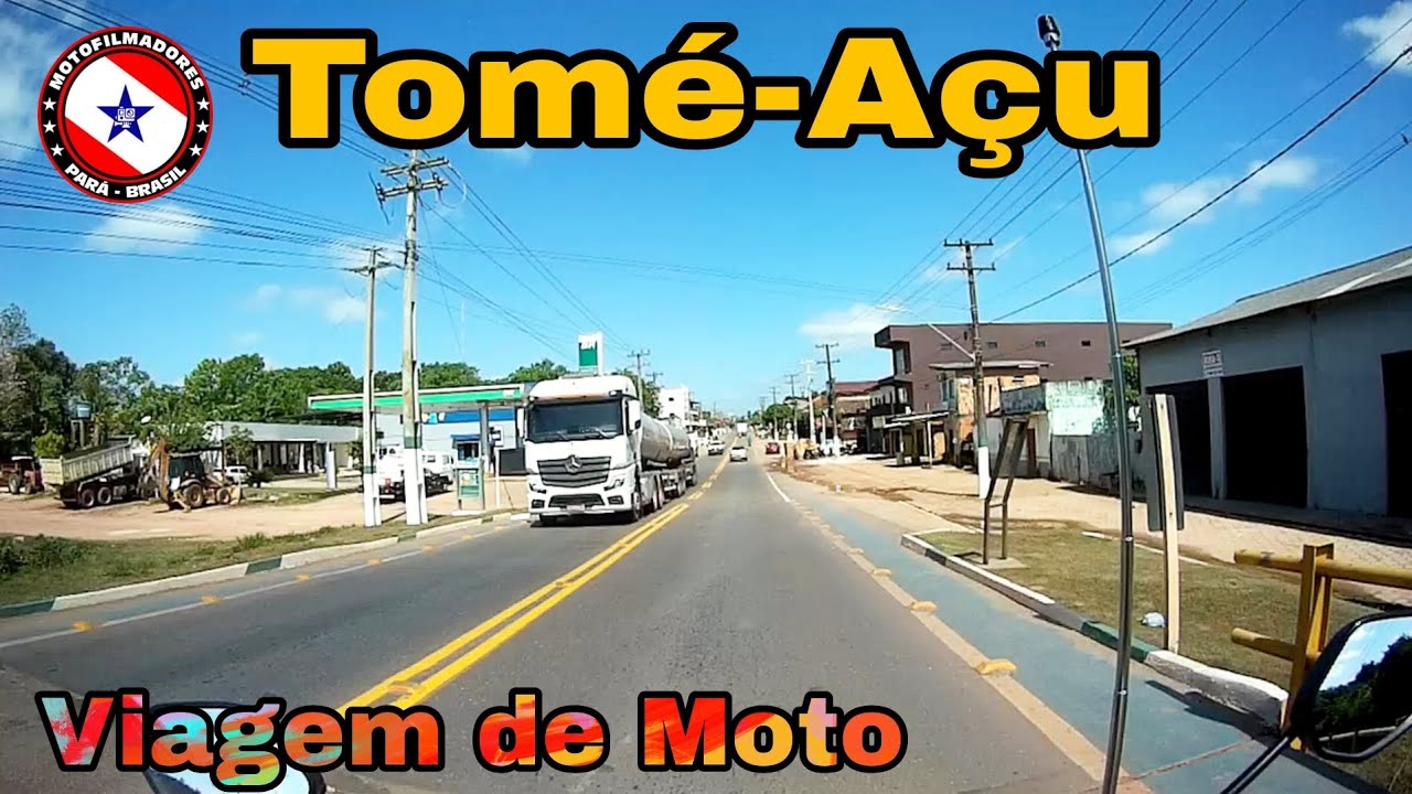 Viajando de Moto de Concórdia do Pará até a Cidade de Tomé-Açu @Leandro da Start