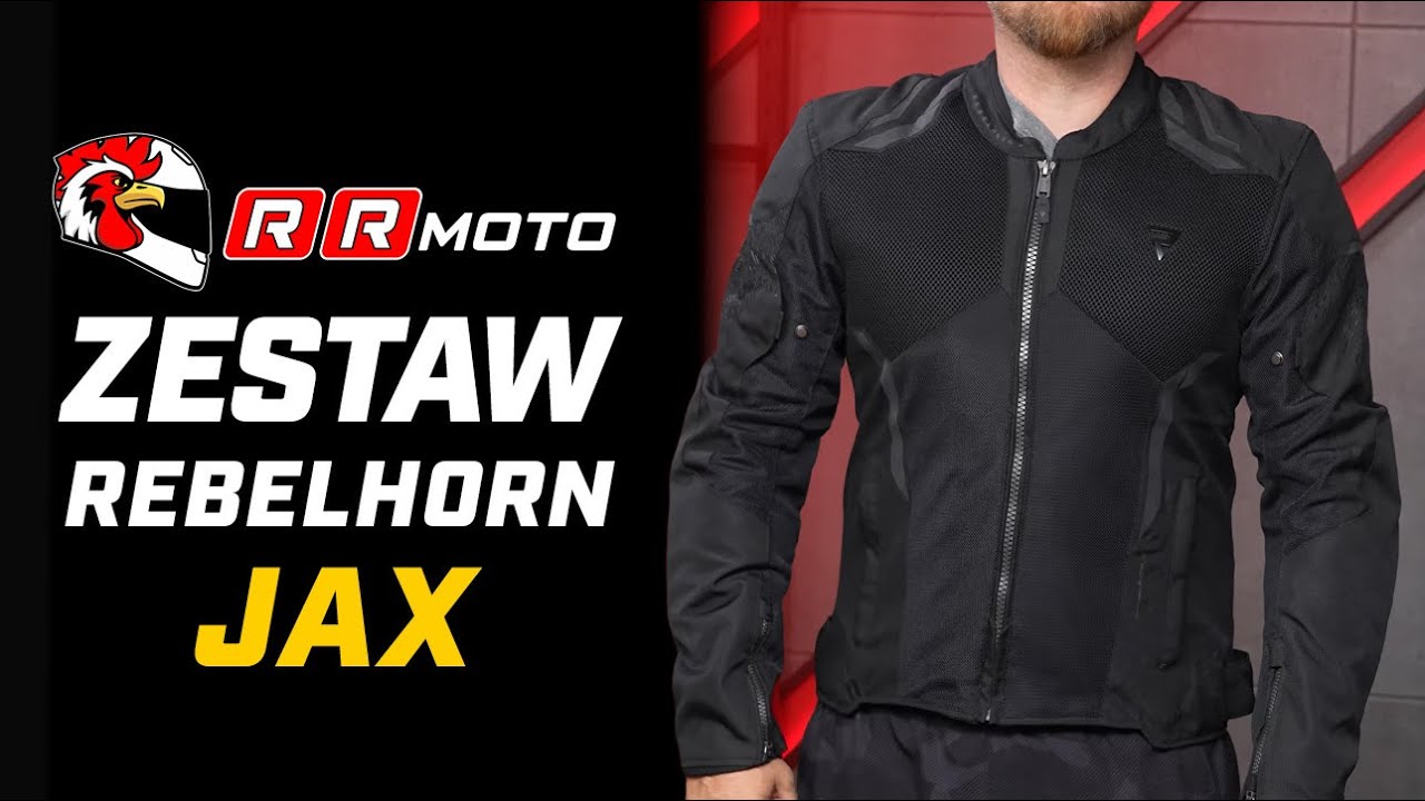 REBELHORN JAX - najbardziej uniwersalny motocyklowy zestaw tekstylny na rynku?