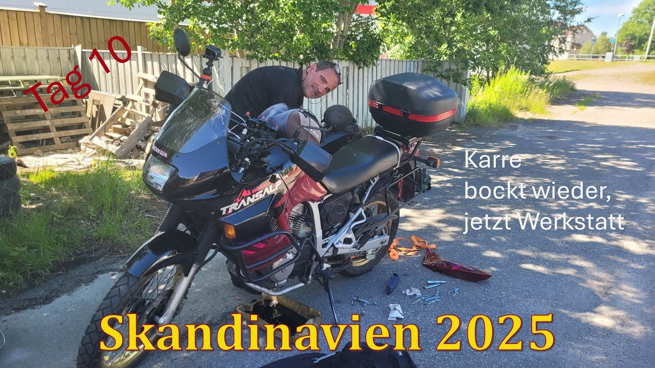 SKANDINAVIEN 2025 - Tag 10/19 - Werkstatt & Wendehammer