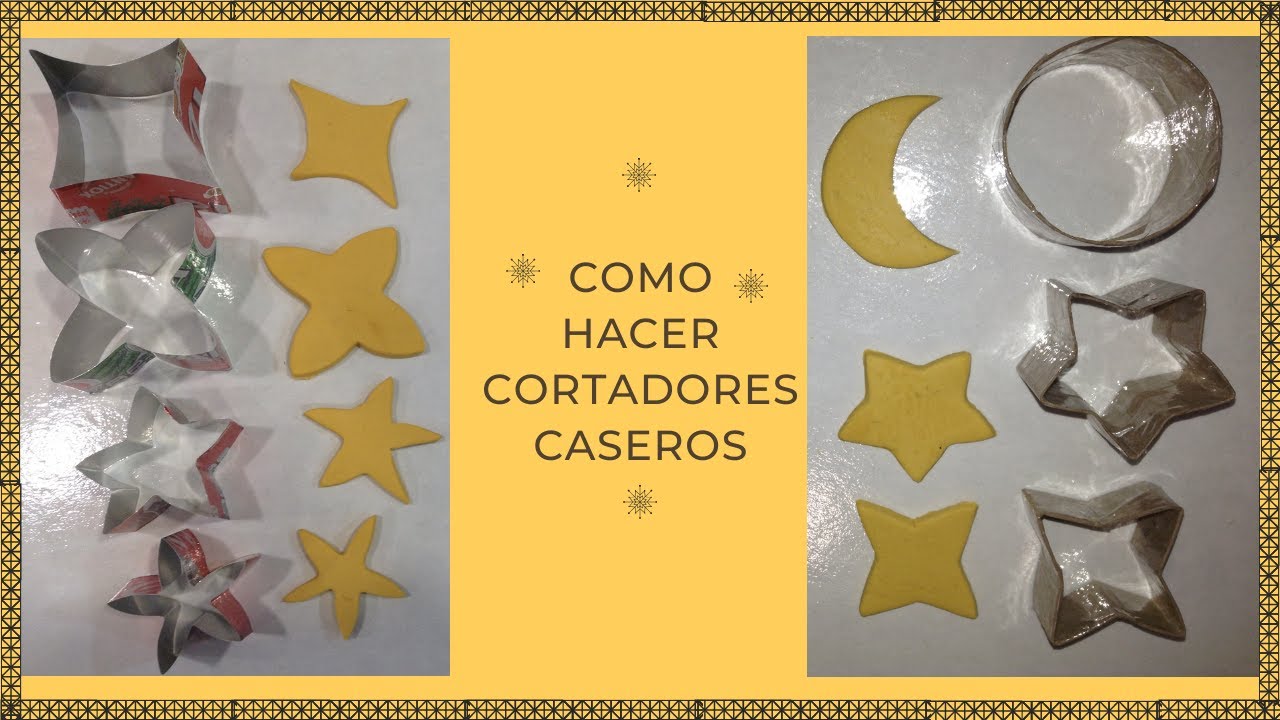 Cómo hacer cortadores caseros.