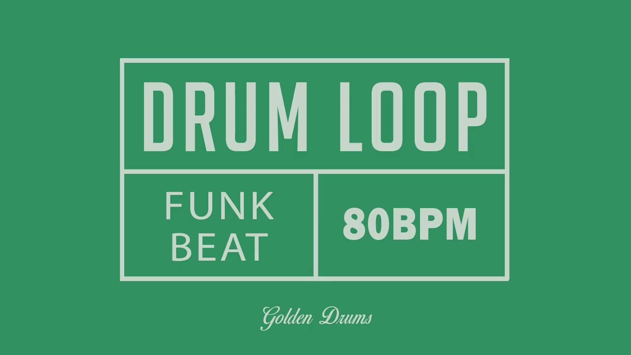 Funk Drum Loop 80 BPM