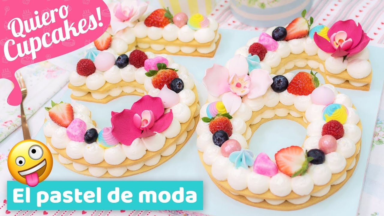 PASTEL DE NÚMEROS | Tendencia 2018 | Quiero Cupcakes!