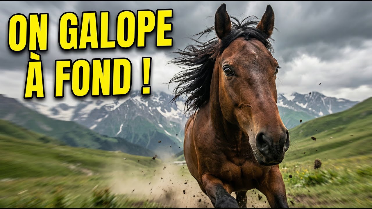 Galop 100% Brut : les chevaux nous suivent ! (SANS MONTAGE)