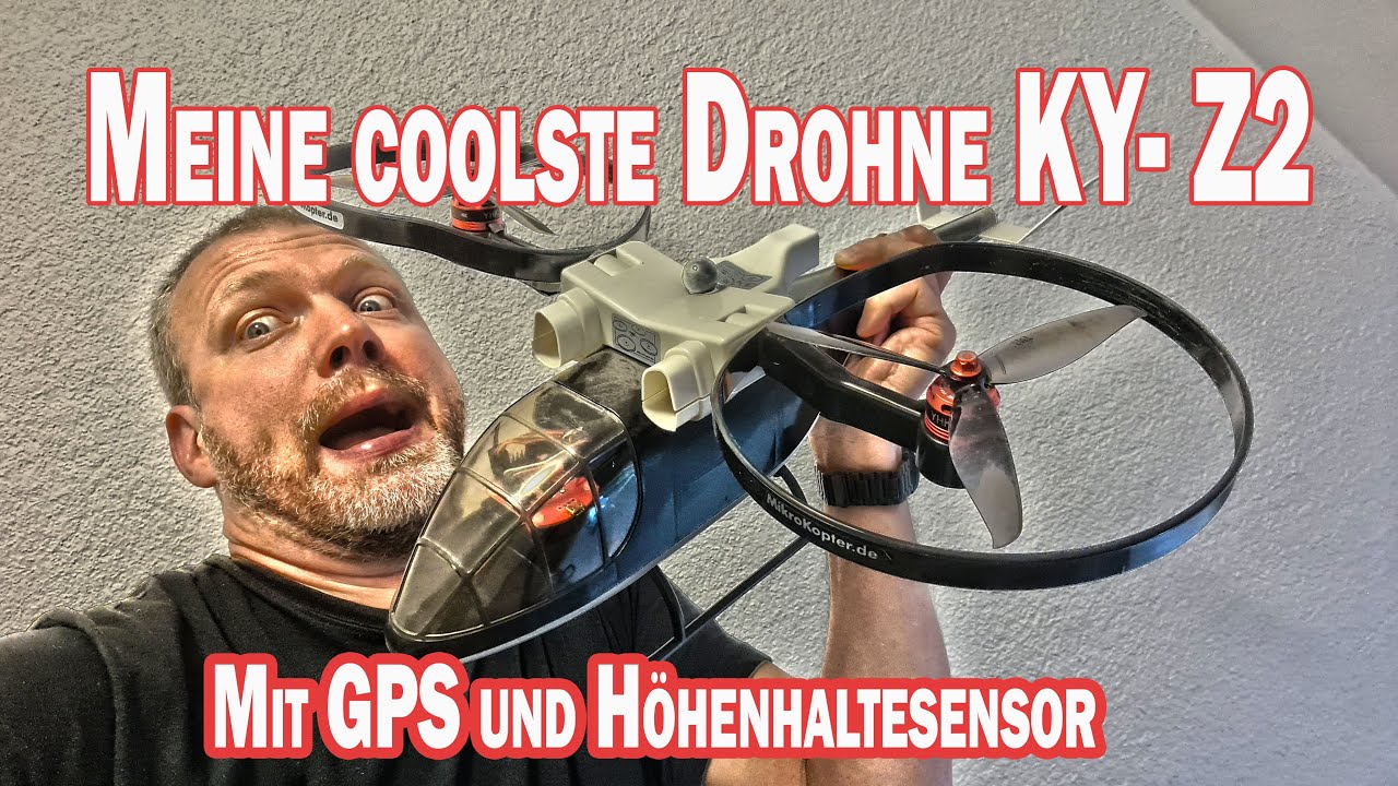 BiCopter / Twincopter KY-Z2  fliegen mit nur 2 Rotoren / mein au&szlig;ergew&ouml;hnlichstes Flugmodell mit GPS