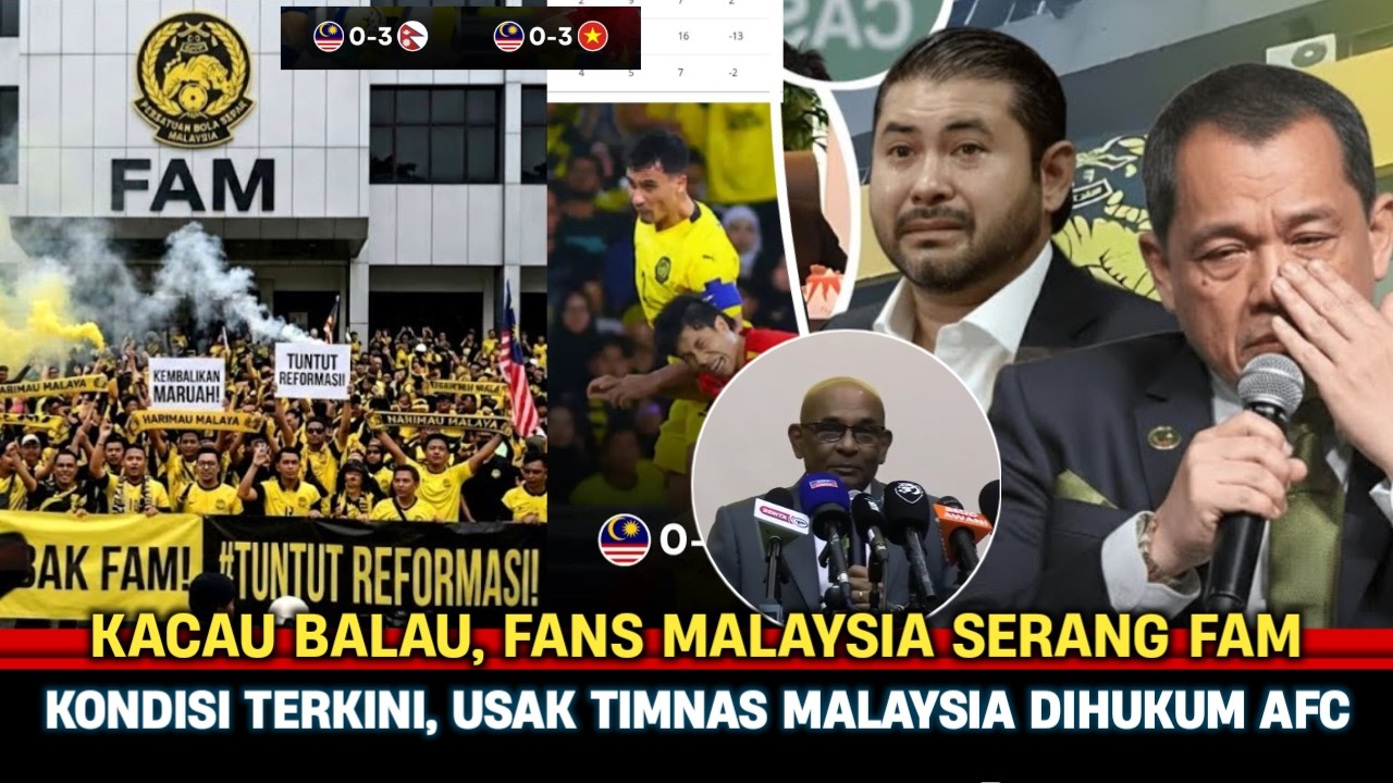 MENCEKAM‼️ Fans Malaysia Mengâmuk Serang Kantor FAM, Usai Dipastikan Gagal Menyusul Timnas Indonesia
