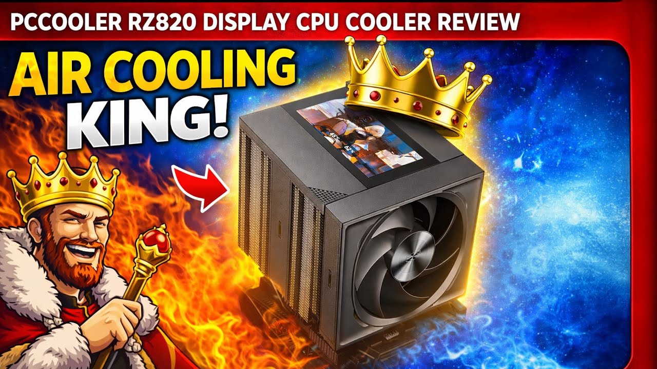 Обзор кулера PCCooler RZ820 Display CPU Cooler &mdash; Король воздушного охлаждения!