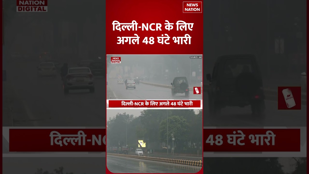 Delhi-NCR: IMD ने जारी किए भयंकर बारिश के Alert | Cold Wave | Weather Forecast | Fog | #shorts