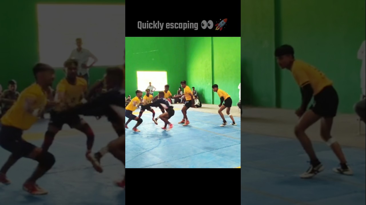 Quickly escaping 👀🚀 #kabaddivlog #indiansports #kabaddi #sports #shortfeed #escaping #escape #yt