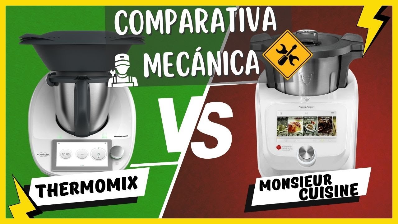 💥​ COMPARATIVA entre THERMOMIX ⚡​vs⚡​ MONSIEUR CUISINE | Comparamos por PRIMERA VEZ ⚠️​ el INTERIOR