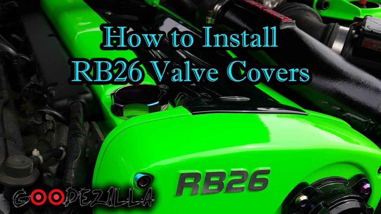 Установка клапанных крышек с порошковым покрытием RB26DETT | R32 Skyline