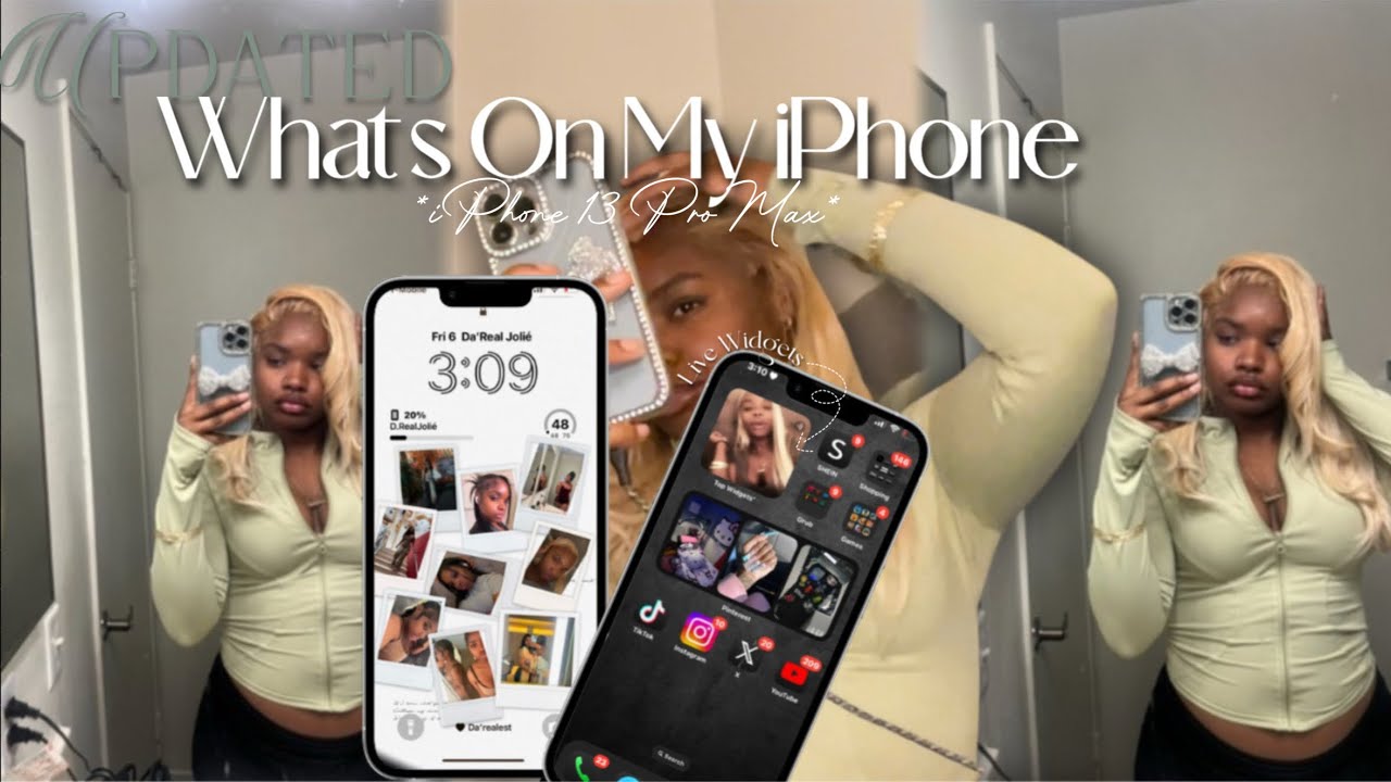 UPDATED What’s On My iPhone ~ iOS 18 | app recs + live widget’s tutorial