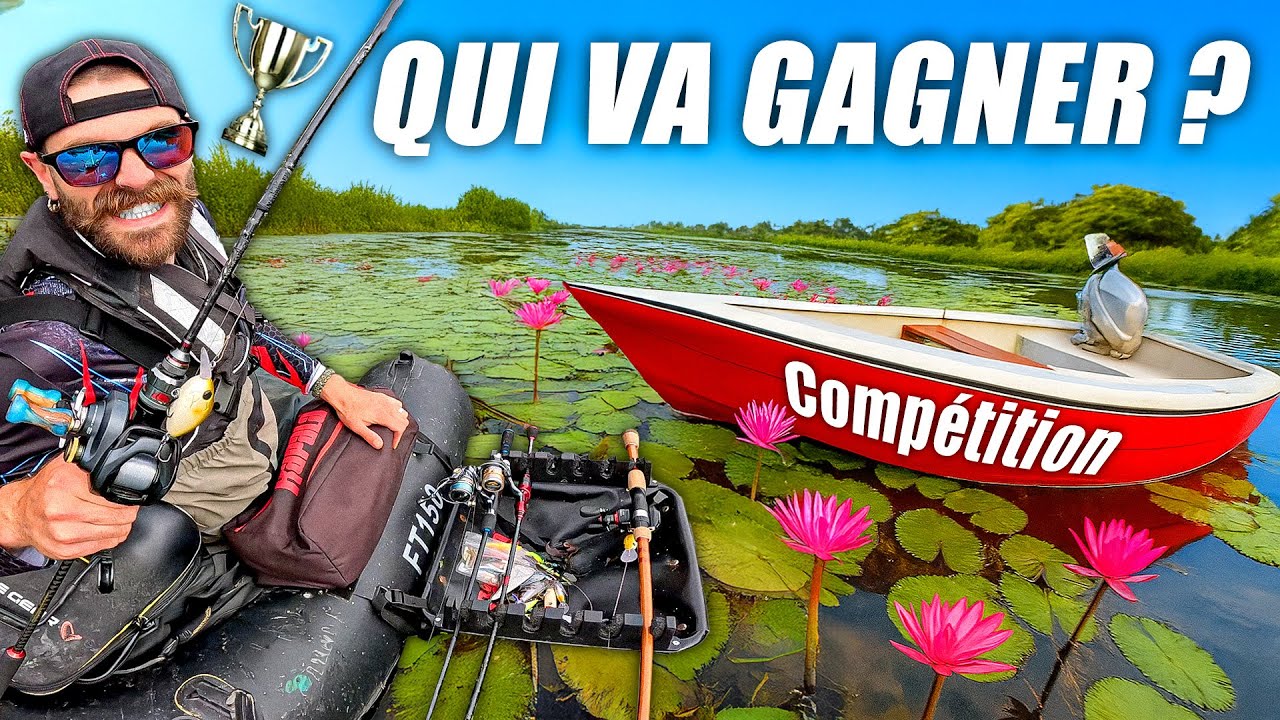 Ma 1ère Compétition de Pêche de l'Année est Ultra Tendue en Rivière ! (Concours Float-Tube)