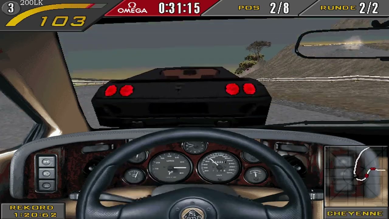 Need For Speed II SE - Lotus Esprit V8, Mediterraneo