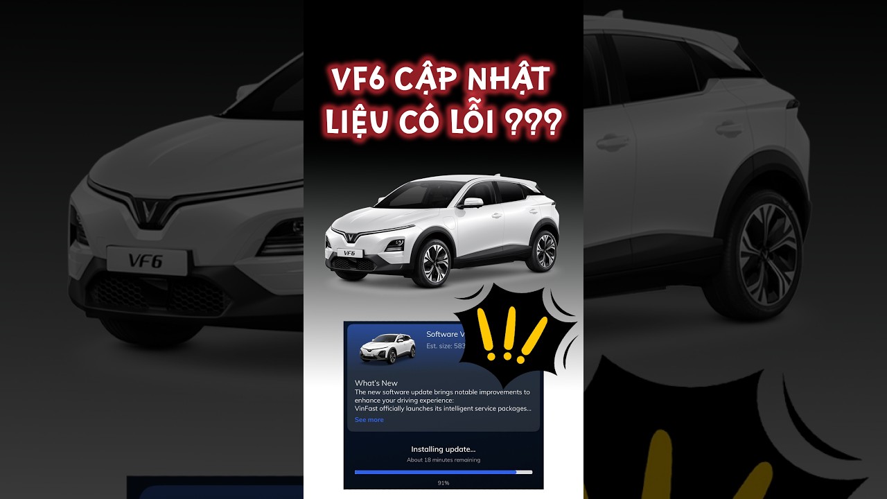 VF6 Eco của mình đã update phần mềm và ..... 😱😱😱
