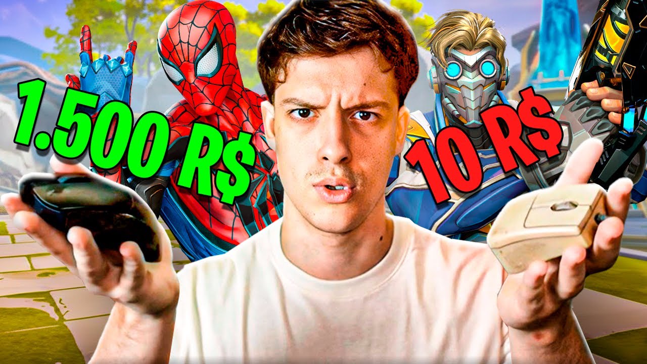 JOGUEI COM O PIOR MOUSE DO MUNDO!! (impossível mirar)