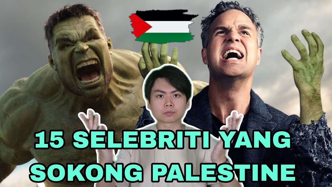 15 Selebriti Dunia Yang Sokong Palestin!