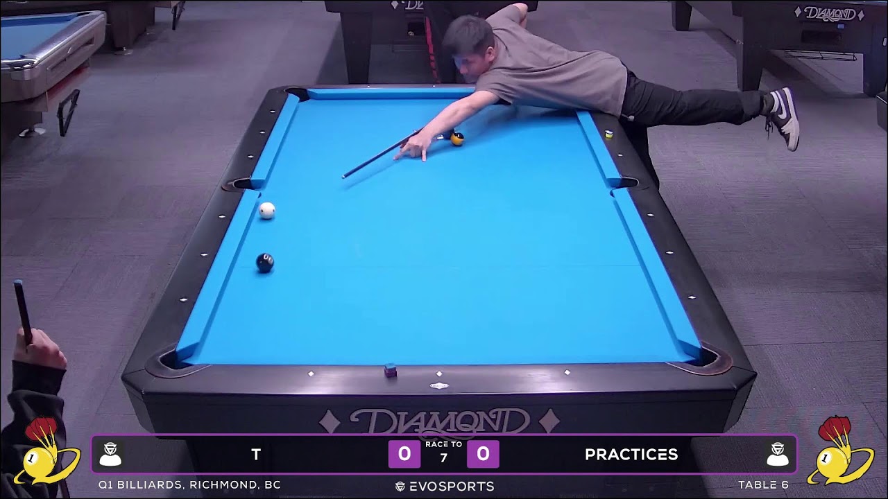 T vs PRACTICES  - Q1 BILLIARDS - TABLE 6 | EvoSports