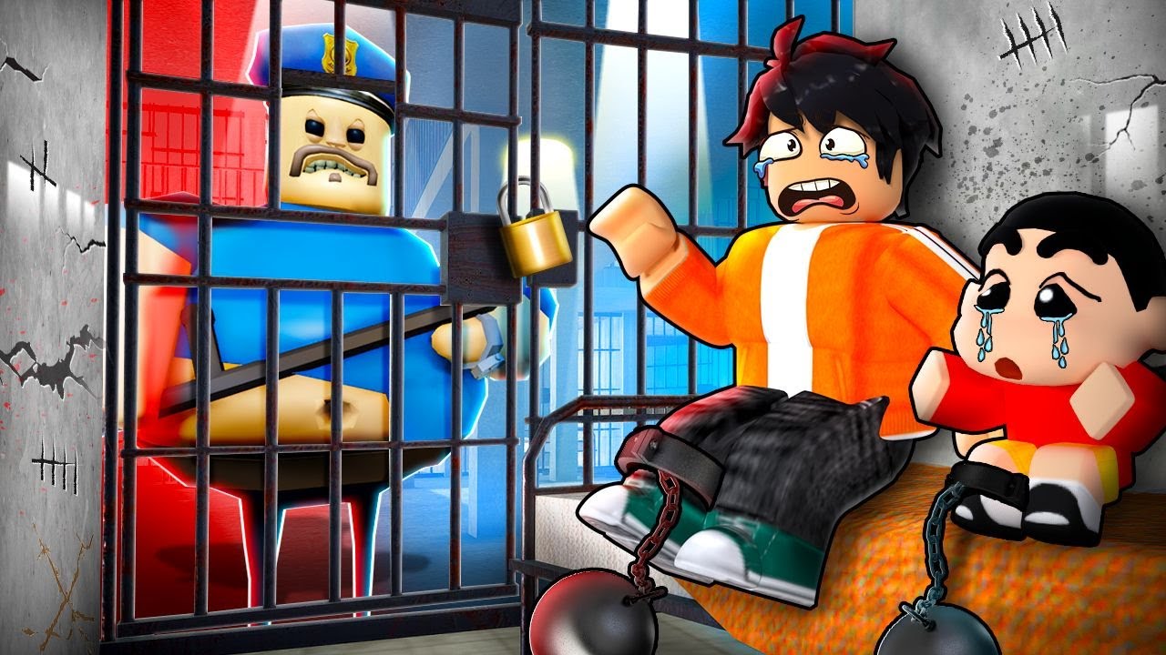 Escaping HARDEST Prison With SHINCHAN in Roblox