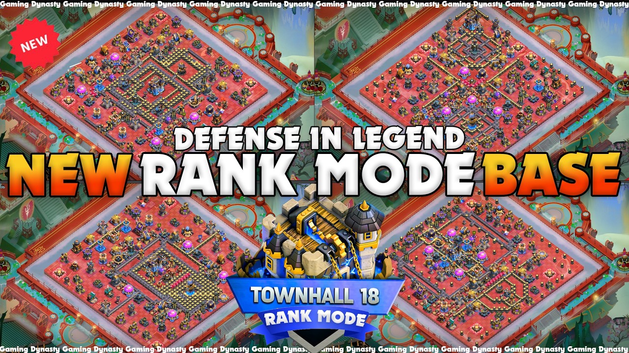 NEW TH18 LEGEND & WAR BASE LINKS | BEST ANTI 2 STAR TH18 BASES | CLASH OF CLANS 🔥