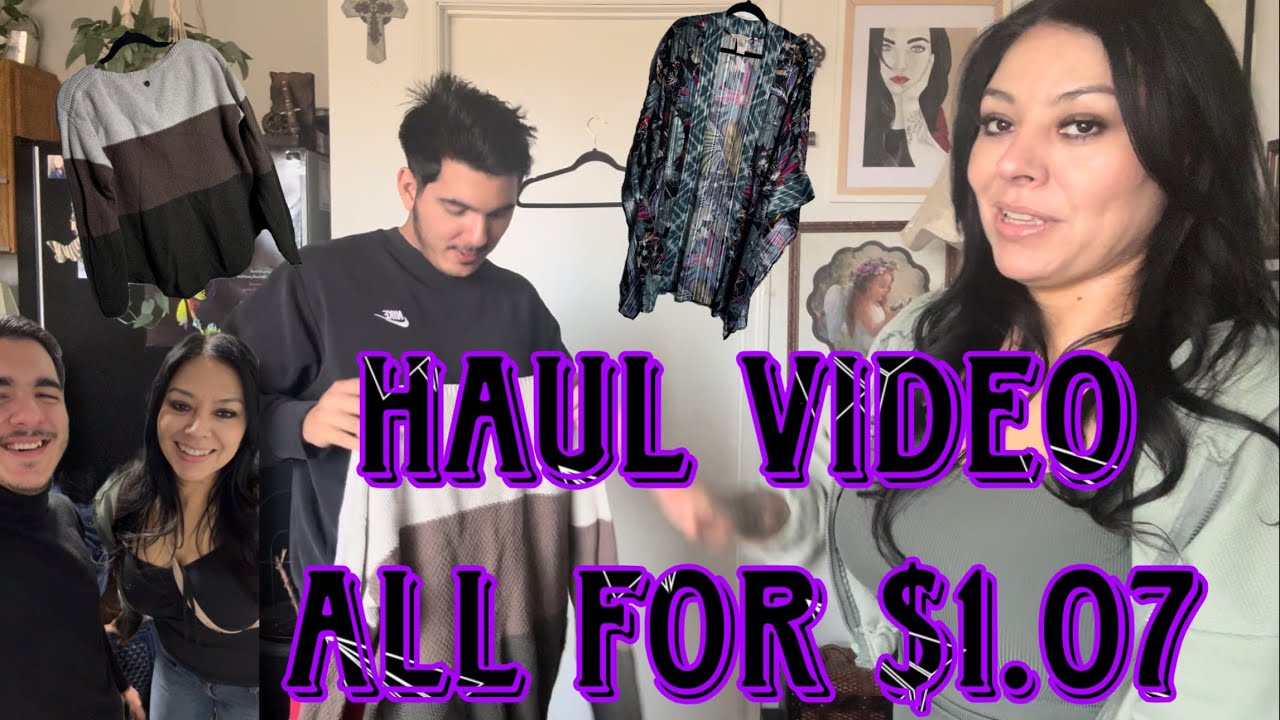 HAUL VIDEO !!! Todo por $1.07🛍️ #goodwill #resale #haul 