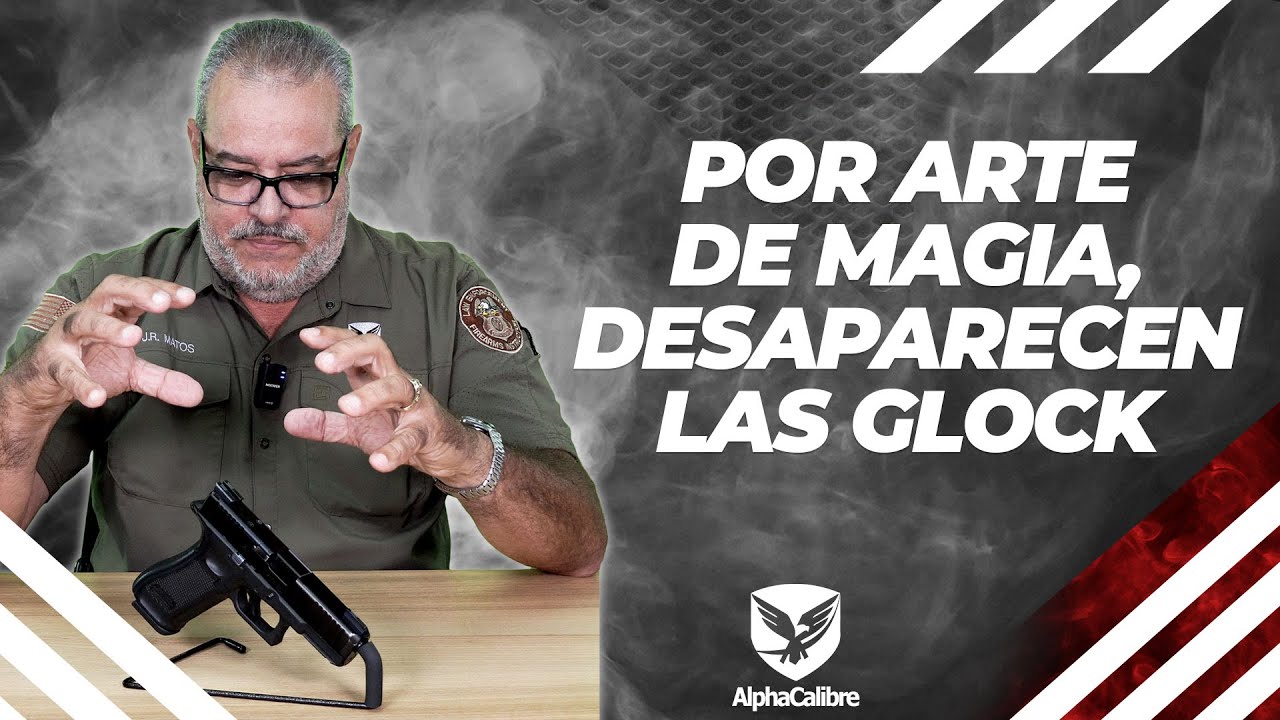 As if by magic, the Glocks disappear.