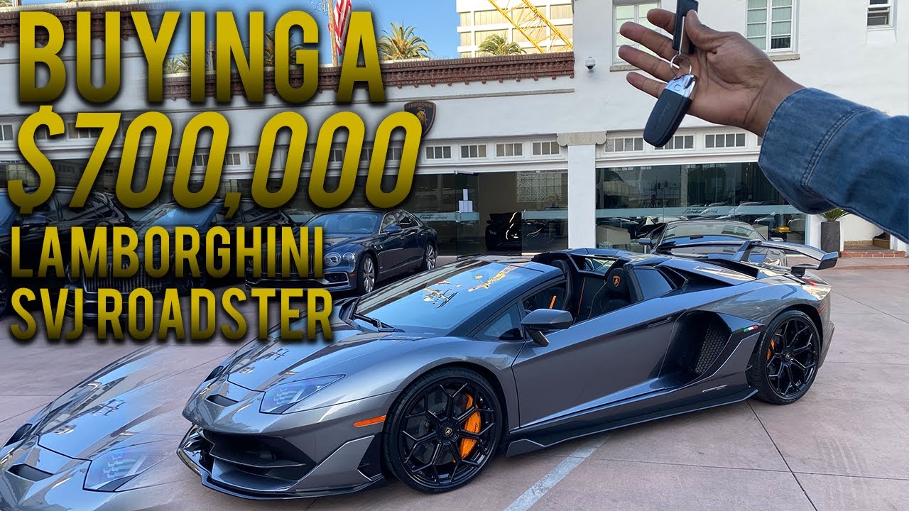 BUYING A $700,000 SVJ ROADSTER