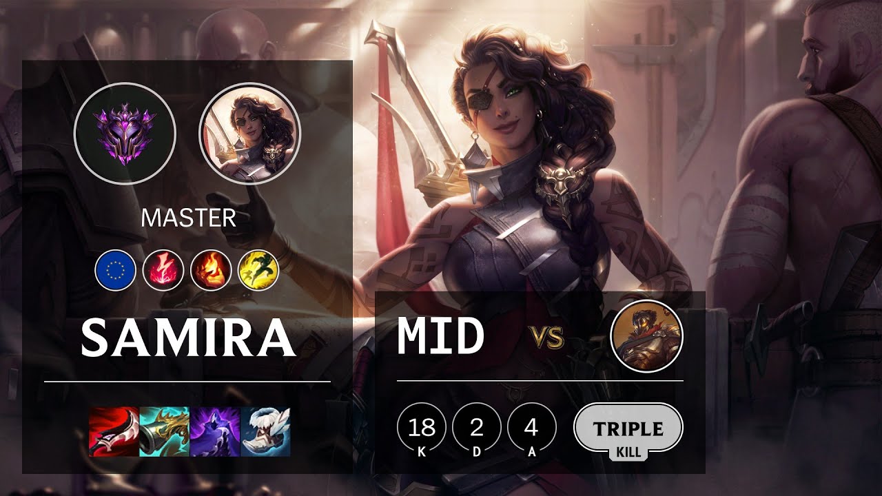 Samira Mid vs Viktor - EUW Master Patch 10.25b
