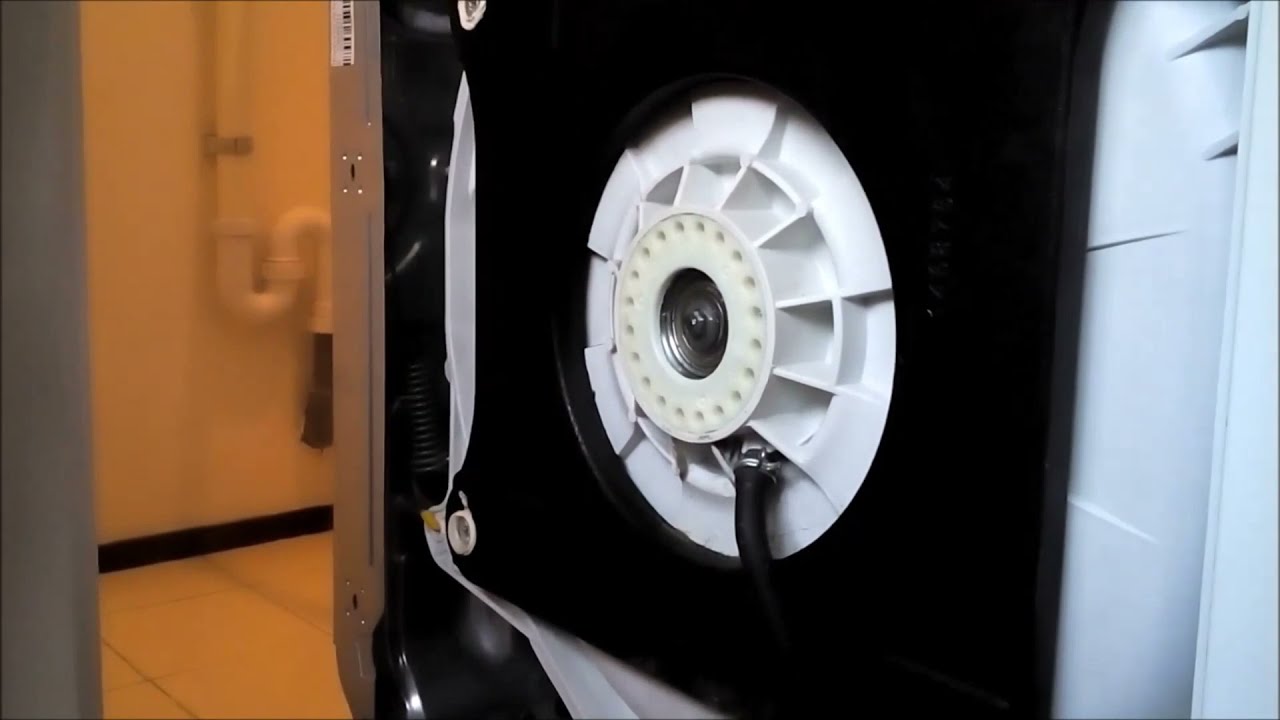 How to change bearings of AEG top loading washing machine