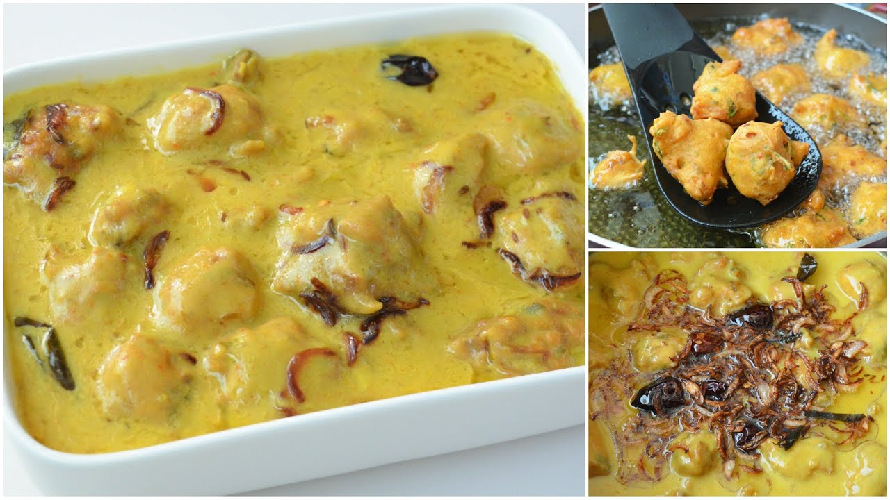 Tasty KARHI PAKORA / Kadhi Pakoda by (YES I CAN COOK)