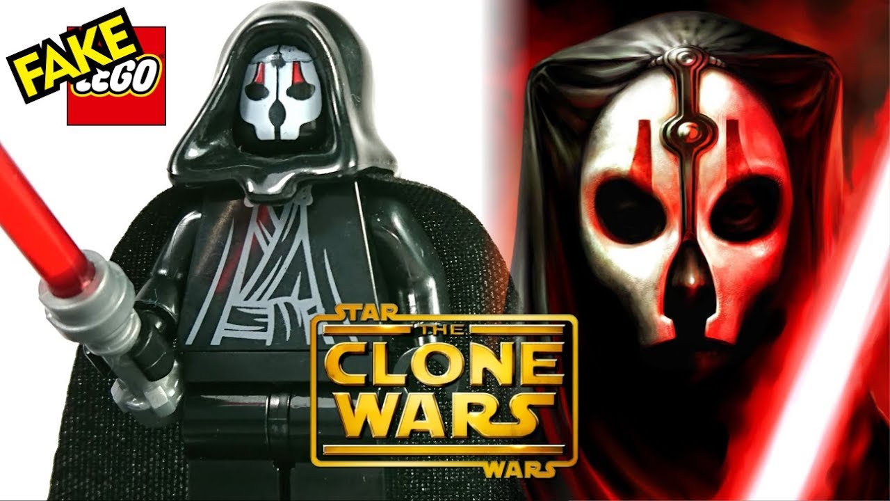 Lego Darth Nihilus Star Wars Sith Lord Clone Wars Knock Off Custom Minifigures